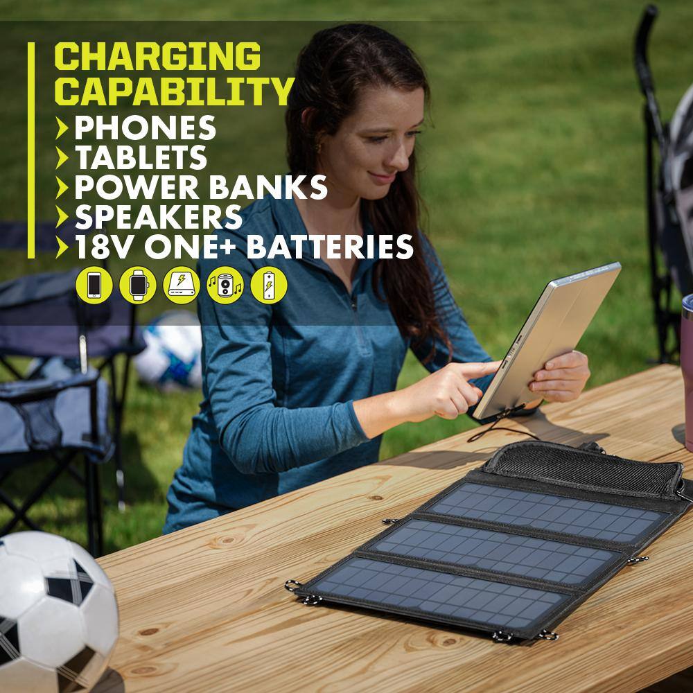 RYOBI 21-Watt Foldable Solar Panel RYI20SP