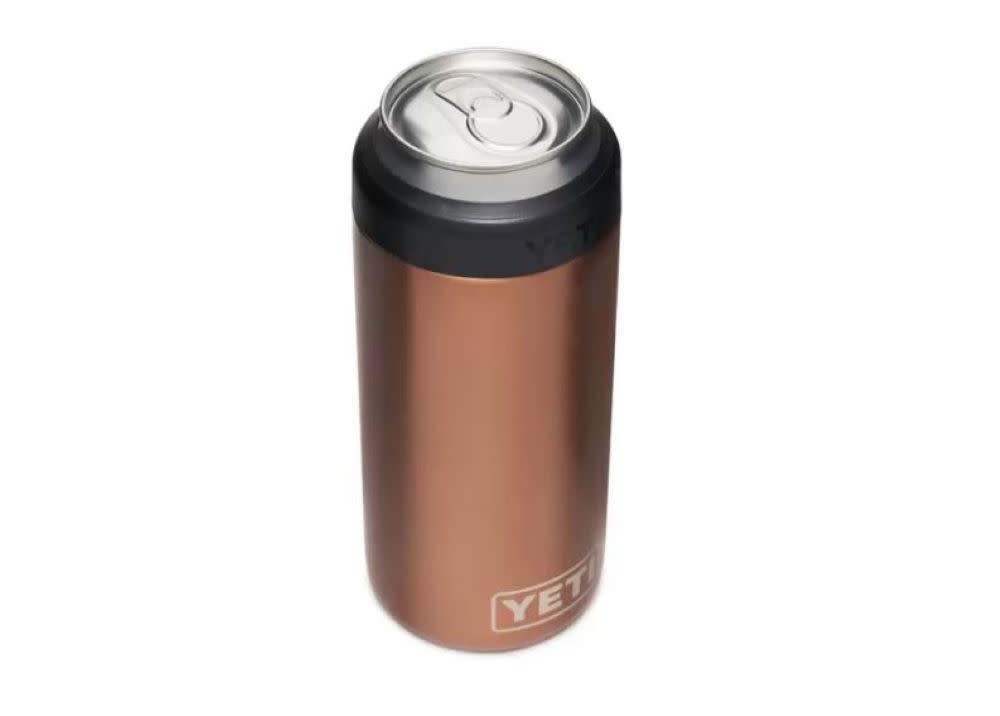 Yeti Rambler Colster Slim Can Insulator Copper