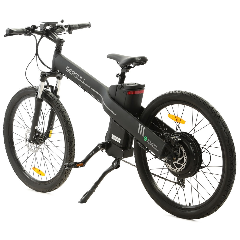 Ecotric Seagull 1000W Brushless Motor For Long Life Span and Efficiency - Versatile Electric Mountain Bike For Commuters, Campers, Leisure Riders