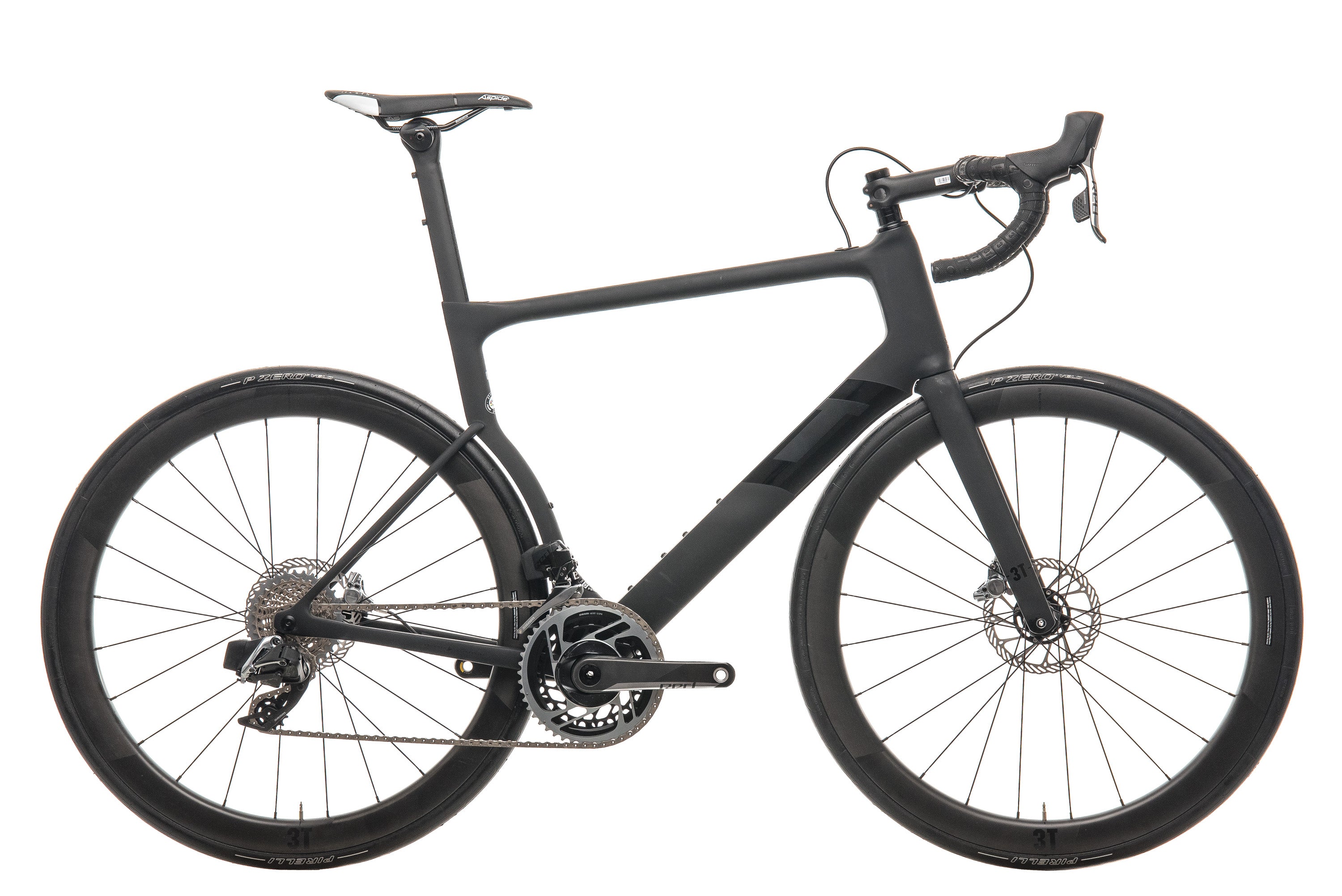 3T Strada Due Team Stealth Red AXS eTap Road Bike - 2020, X-Large
