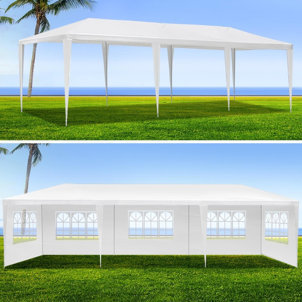 10x30 ft Wedding Party Canopy Tent with Removable Walls