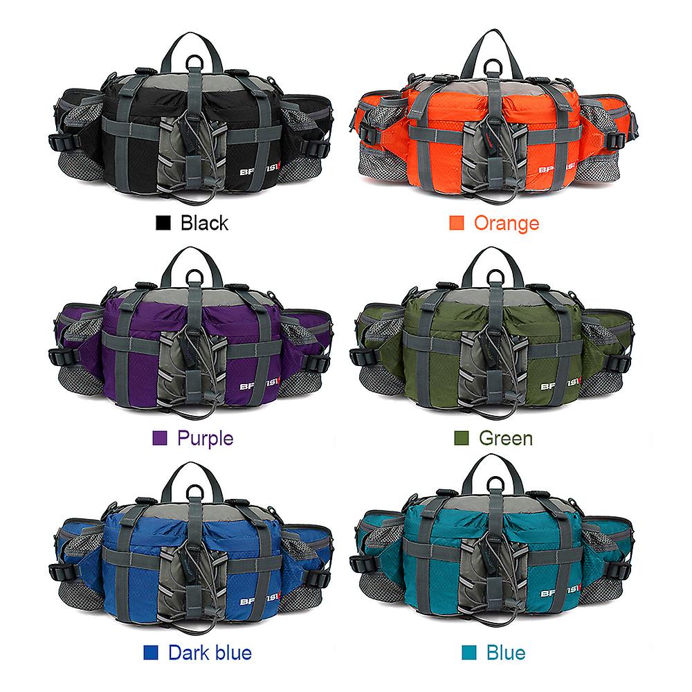 Outdoor Sports Waist Bag With Shoulder Strap Waterproof Hiking Cycling Climbing Shoulder Bag Bicycle Pack Workout Waist Pack Exercise Waist Bag