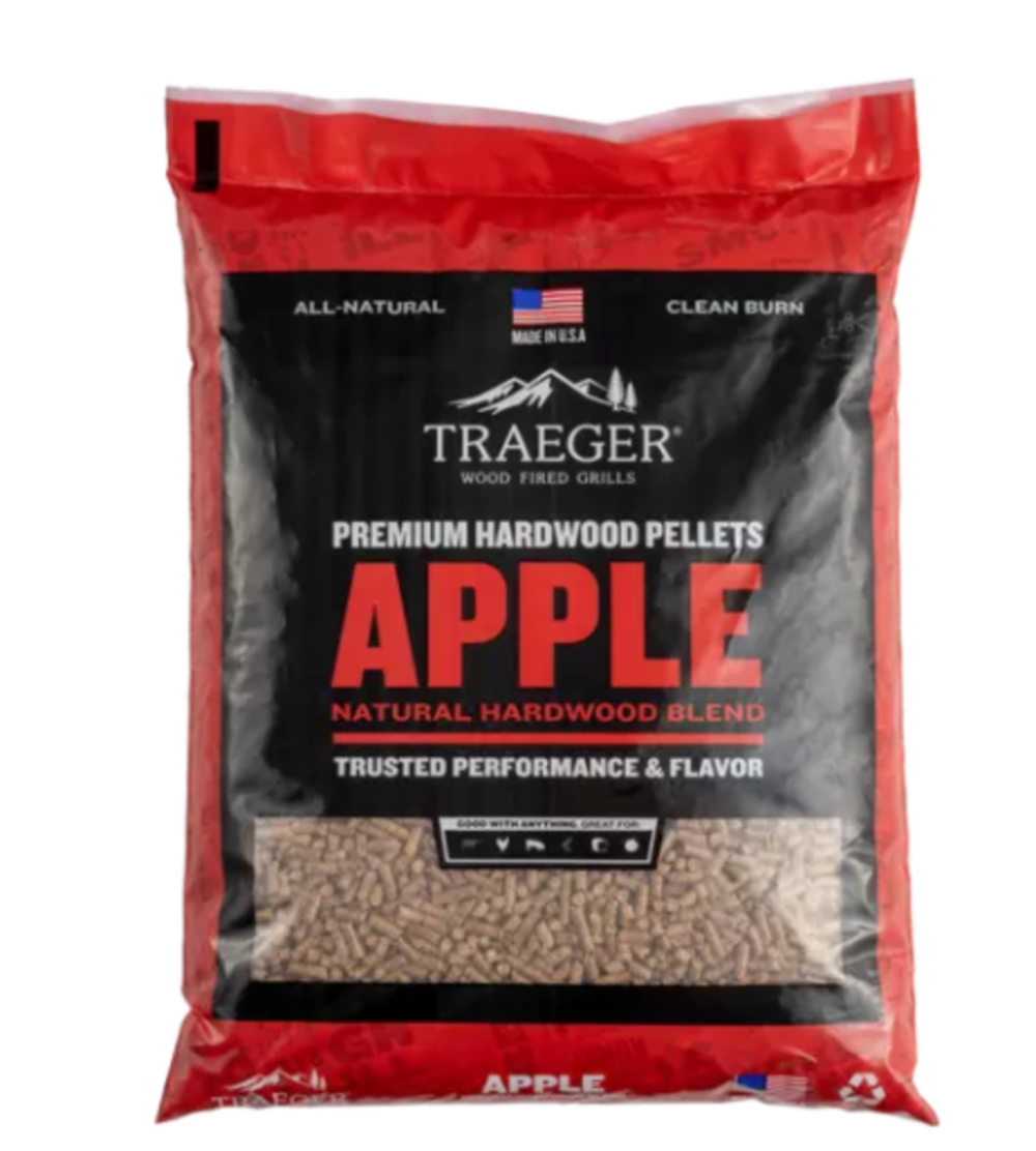 Traeger Apple BBQ Wood Pellets 20lb Bag