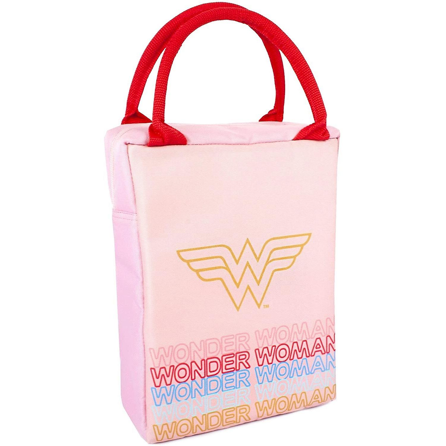 Wonder Woman Rectangular Lunch Bag Set (Pack of 3)