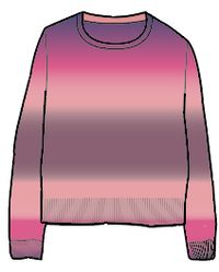 Fika Recycled Knitted Jumper - Crushed Berry Dip