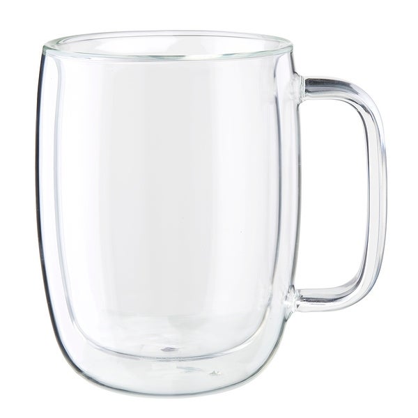 ZWILLING Sorrento Plus 2-pc Double-Wall Glass Latte Mug Set - Clear