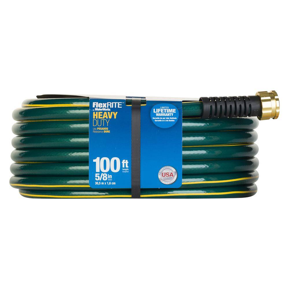 WATERWORKS FlexRite 58 in. x 100 ft. Heavy Duty Hose CWWFXT58100