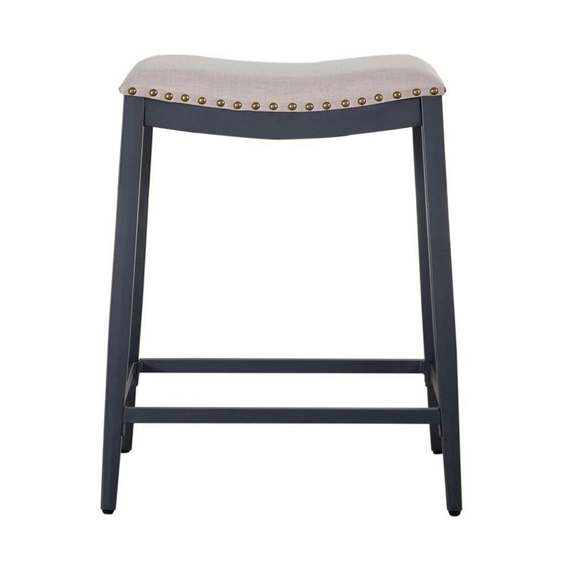 Liberty Furniture Industries Backless Uph Counter Chair- Navy