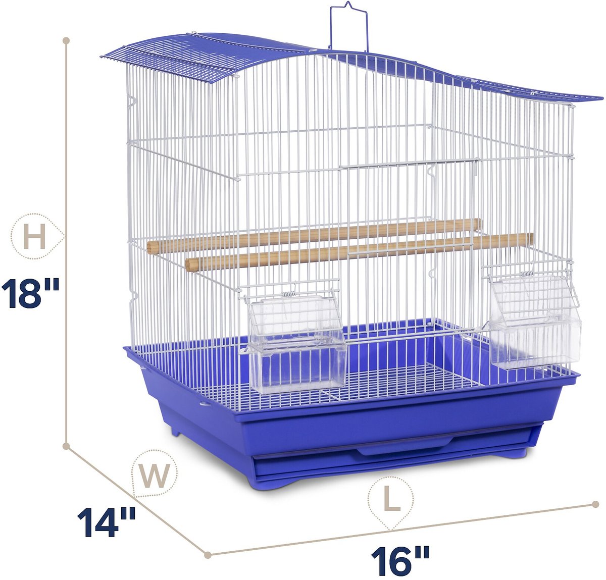 Prevue Pet Products Soho Wave Top Roof Bird Cage