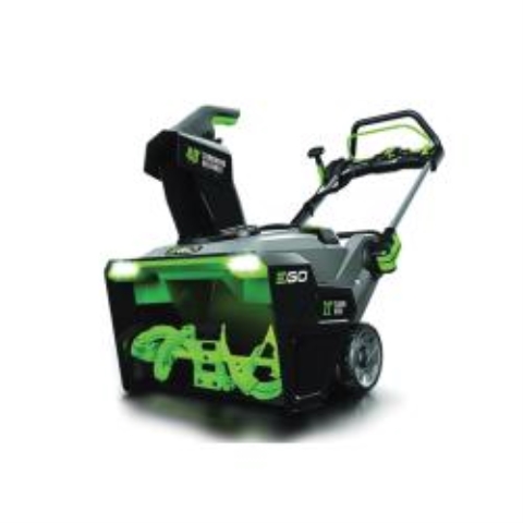 EGO SNT2112 Snow Blower， Battery Included， 56 V， 5 Ah， Lithium-Ion， 1-Stage， 21 in W Cleaning， 40 ft Throw