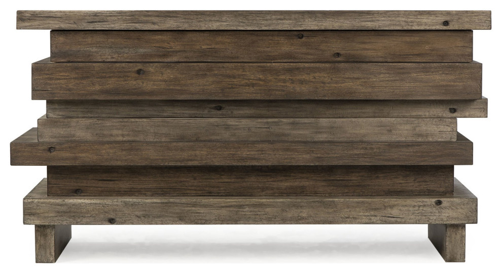 Darrian Console Table   Rustic   Console Tables   by Peachtree Fine Furniture  Houzz