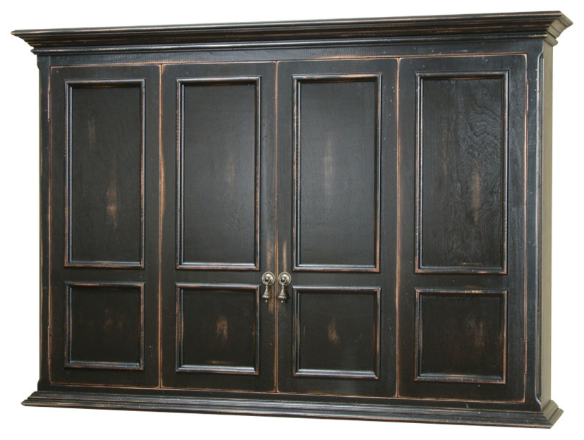 Hillsboro Flat Screen TV Wall Mount Cabinet   French Country   Entertainment Centers And Tv Stands   by David Lee Furniture  Houzz