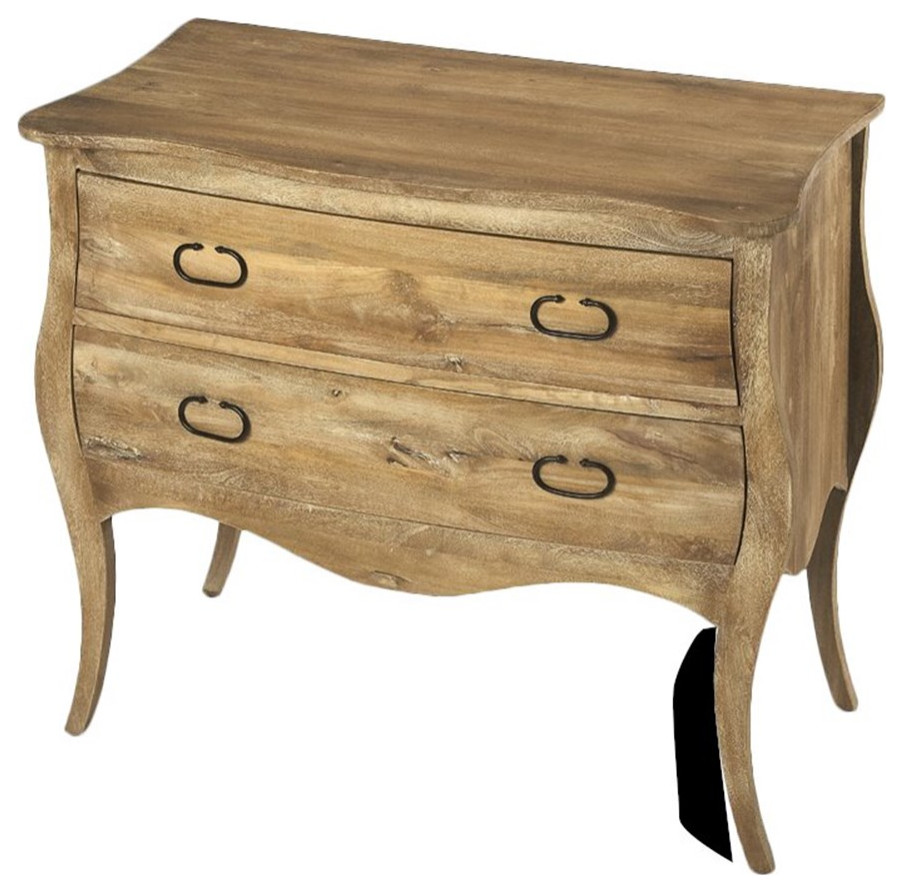 Rochelle Drawer Chest  Off White   Traditional   Accent Chests And Cabinets   by Homesquare  Houzz