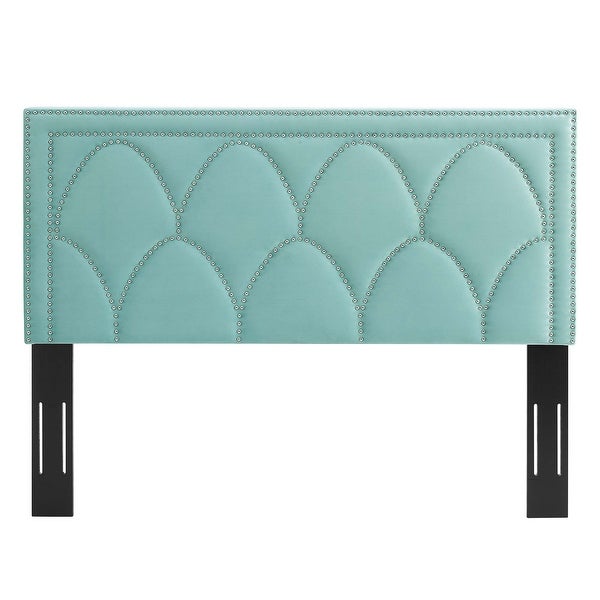 Greta Performance Velvet King/California King Headboard - - 36094440