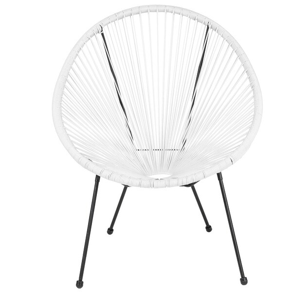 Rattan/ Bungee Papasan Lounge Chair