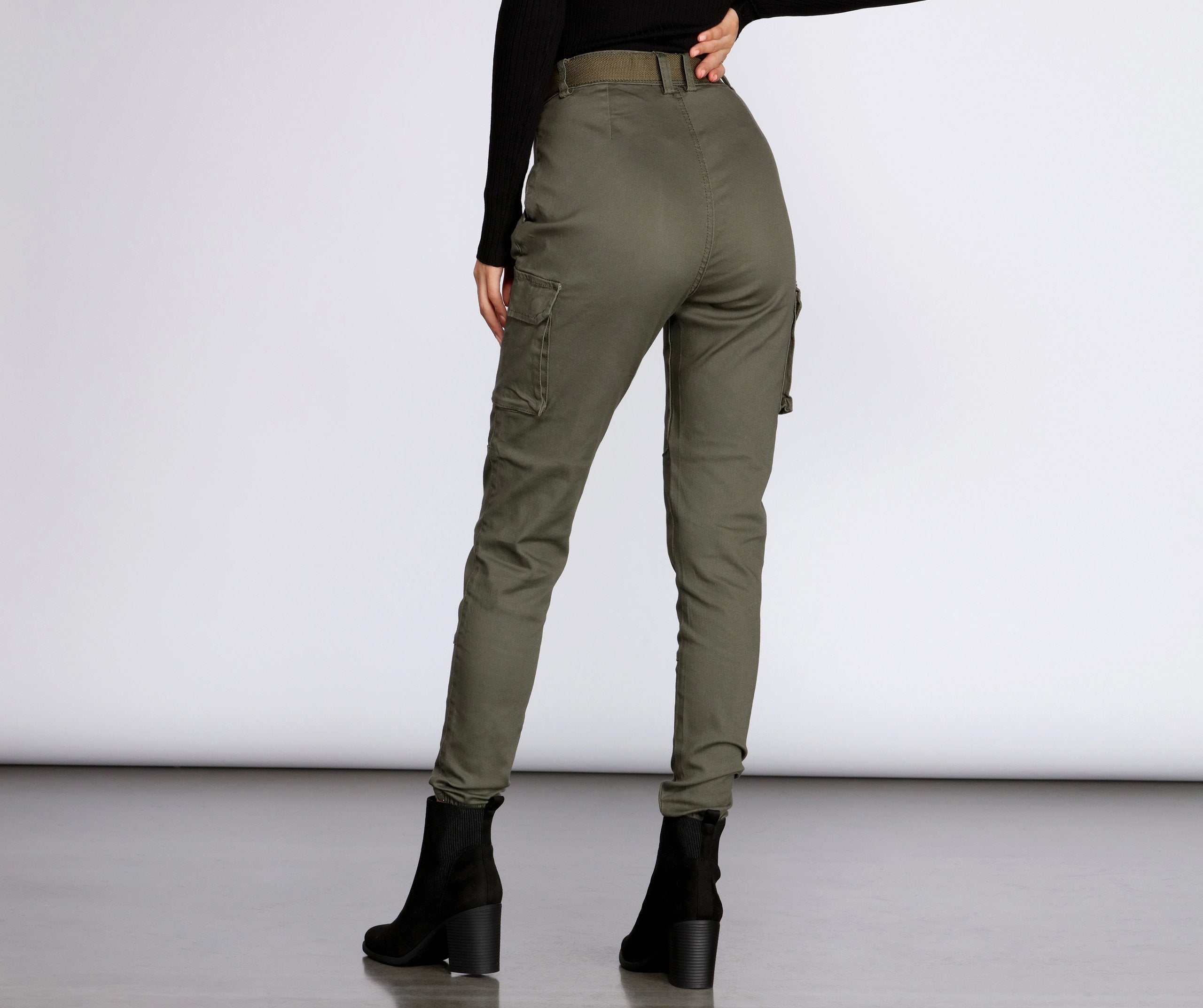 Cutie In Charge Cargo Joggers