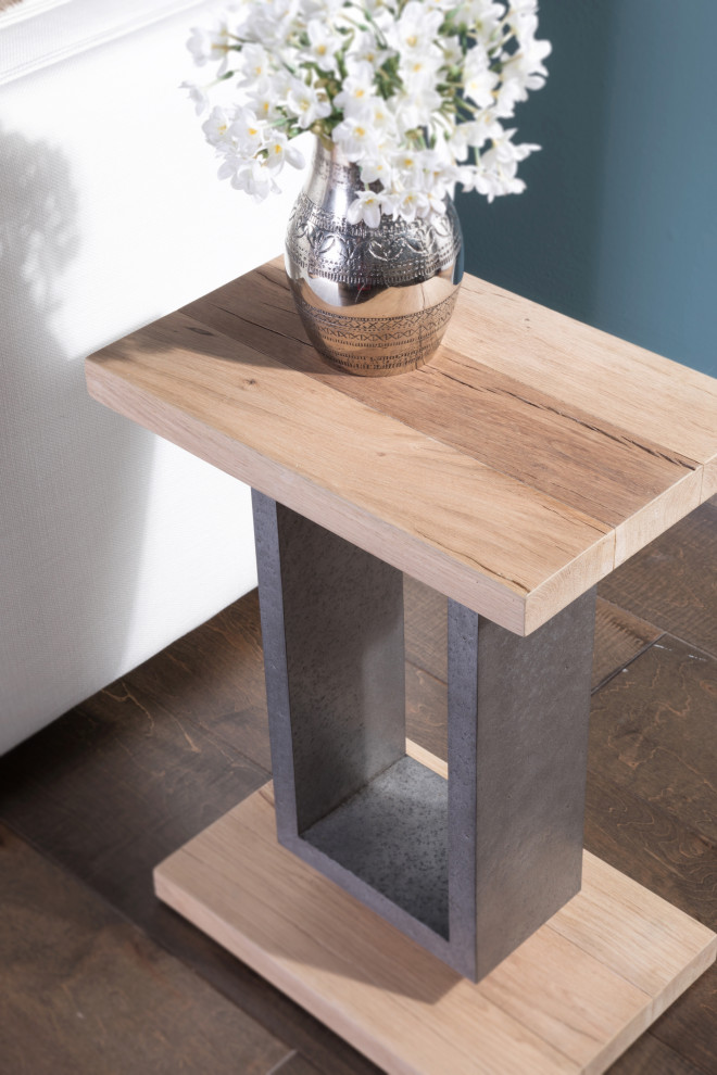 Verite Rectangular Spot Table   Industrial   Side Tables And End Tables   by Lexington Home Brands  Houzz