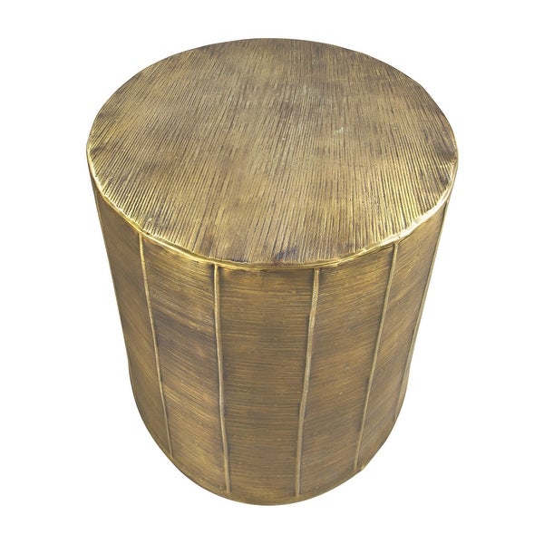 Chris Side Table Antique Brass