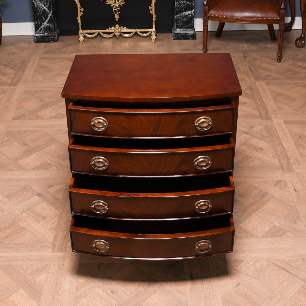 Small Mahogany Chest With Drawers   Traditional   Accent Chests And Cabinets   by Niagara Furniture  Houzz