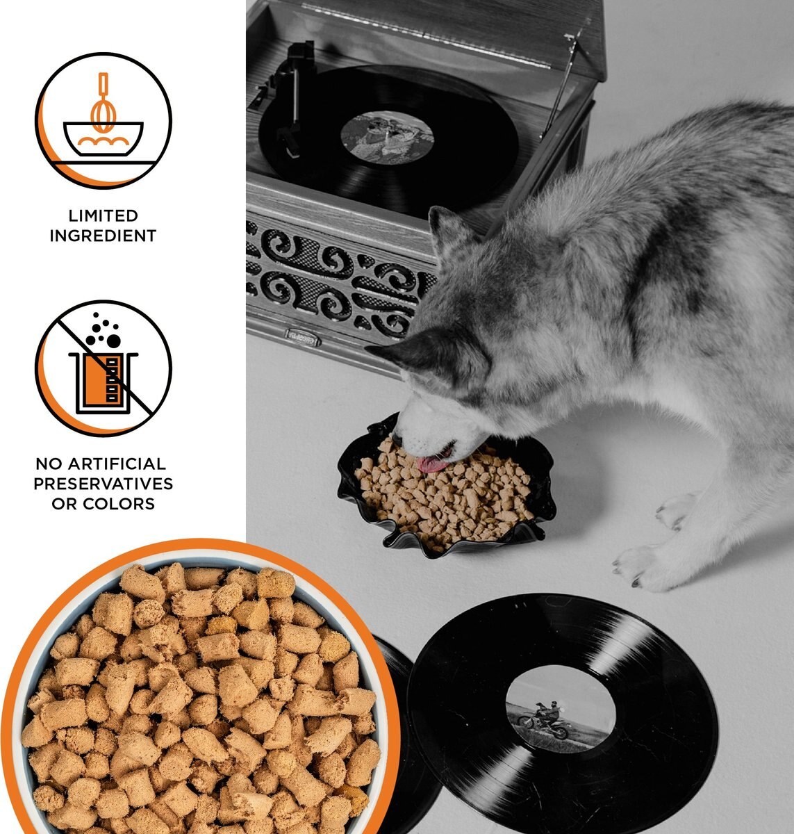 BIXBI Rawbble Chicken Recipe Grain-Free Freeze-Dried Dog Food