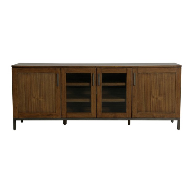 Amanda Tv Stand For Tvs Up To 55 quot Walnut Abbyson Living