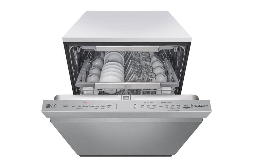 Lg LDP6810SS Top Control Smart Wi-Fi Enabled Dishwasher With Quadwash™ And Truesteam®