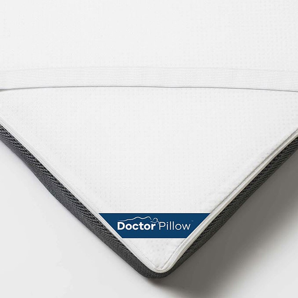 Dr Pillow COMFY TOPPER Queen Size   White