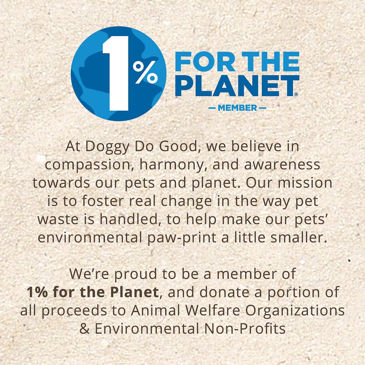 Doggy Do Good Certified Compostable XL Premium Dog and Cat Waste Bags - Handle Bags On A Roll