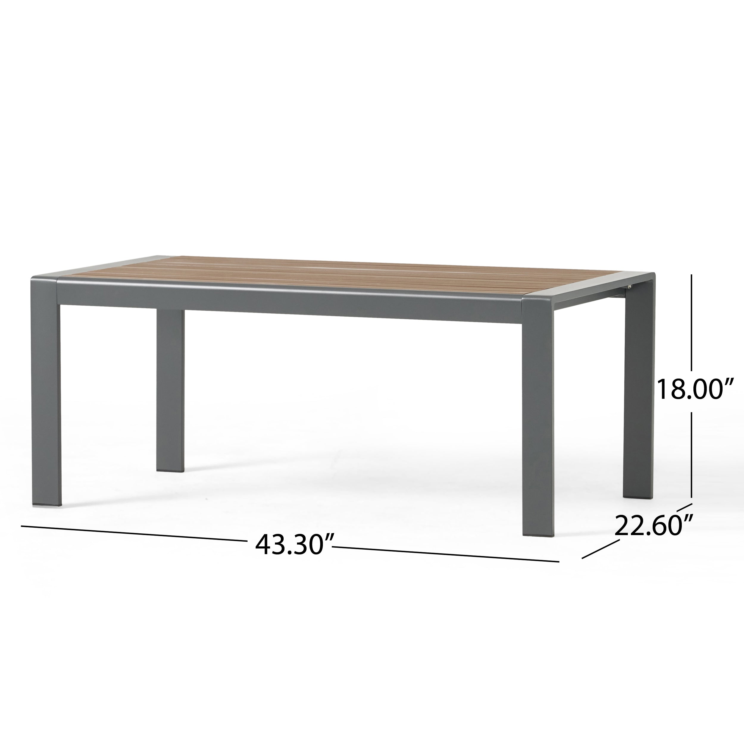 Trimble Outdoor Aluminum Coffee Table