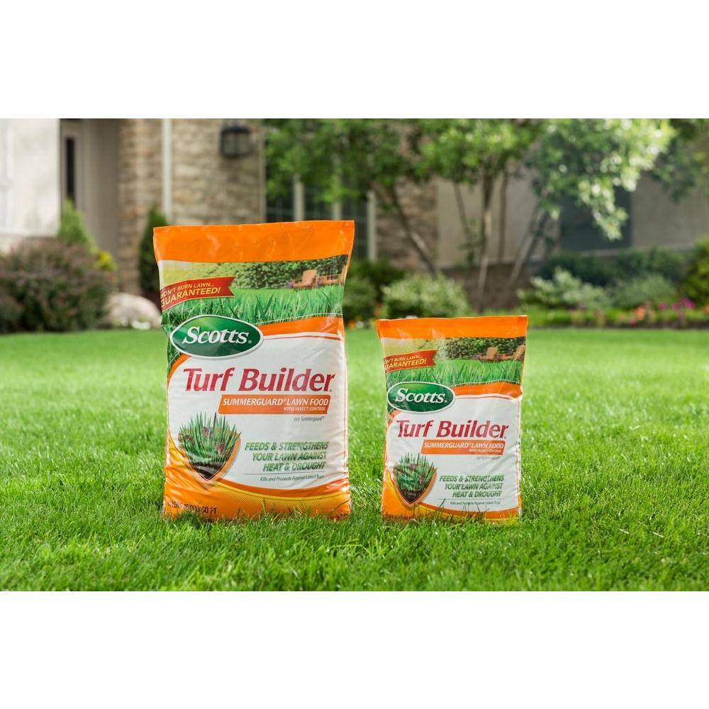 Scotts Turf Builder 13.35 lbs. 5000 sq. ft. SummerGuard Lawn Fertilizer with Insect Killer 49013