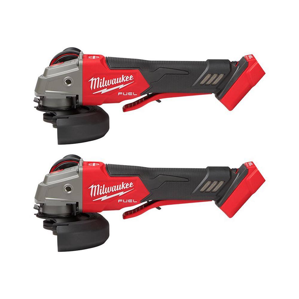 MW M18 FUEL 18-Volt Lithium-Ion Brushless Cordless 4-12 in.5 in. Grinder with Variable Speed  Paddle Switch (2-Piece) 2888-20-2888-20