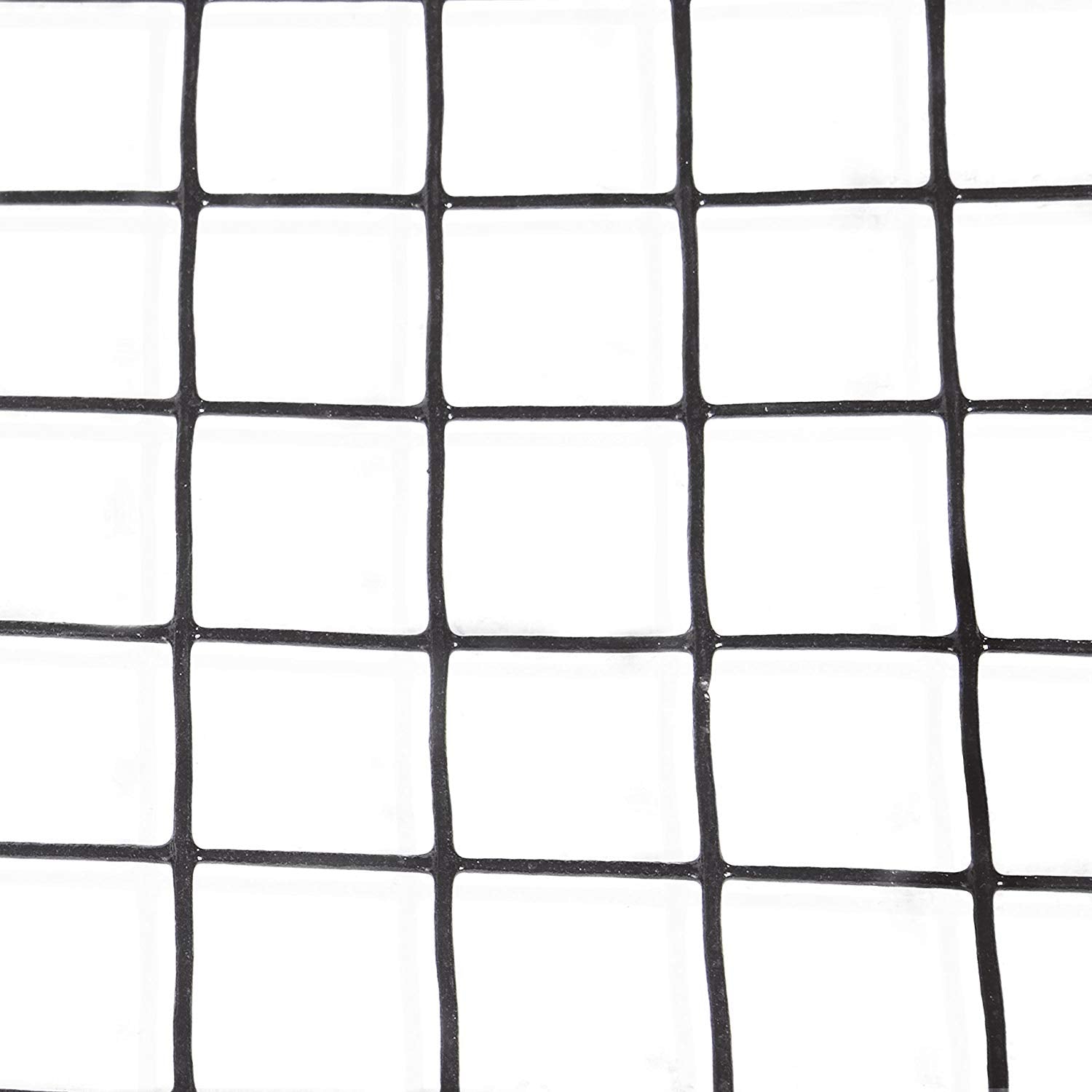 Fencer Wire 16 Gauge Black Vinyl Coated Welded Wire Mesh Size 1.5 inch by 1.5 inch (3 ft. x 50 ft.)