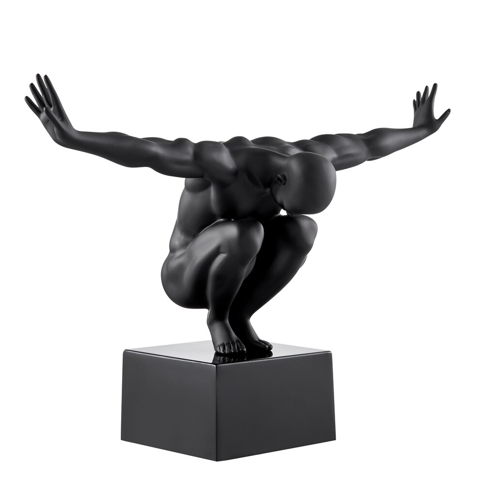 Saluting Man Resin Sculpture   Small   17\