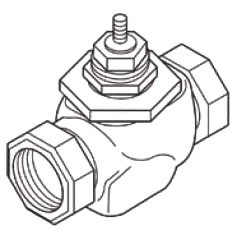 Schneider Electric VB 7213 0 4 10 1 1/2 NPT 2 Way...