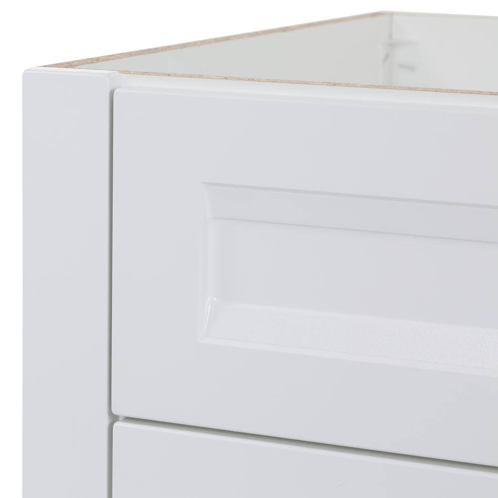 Home Decorators Collection Ridge 60 in. W x 21.6 in. D x 34 in. H Bath Vanity Cabinet without Top in White RG60-WH