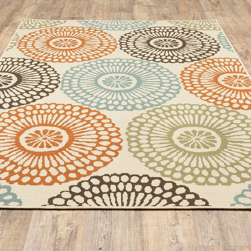 StyleHaven Montgomery Medallion Indoor Outdoor Rug