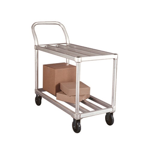 New Age Industrial 95661 Tubular Two Shelf Aluminum Cart， 19