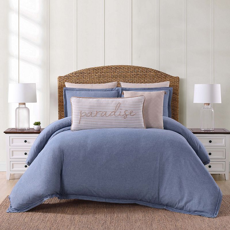 Oceanfront Resort Chambray Coast Duvet Cover Set