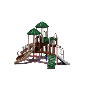 Ultra Play UPlay Today Clingman's Dome (Natural) Commercial Playset with Ground Spike UPLAY-016-N