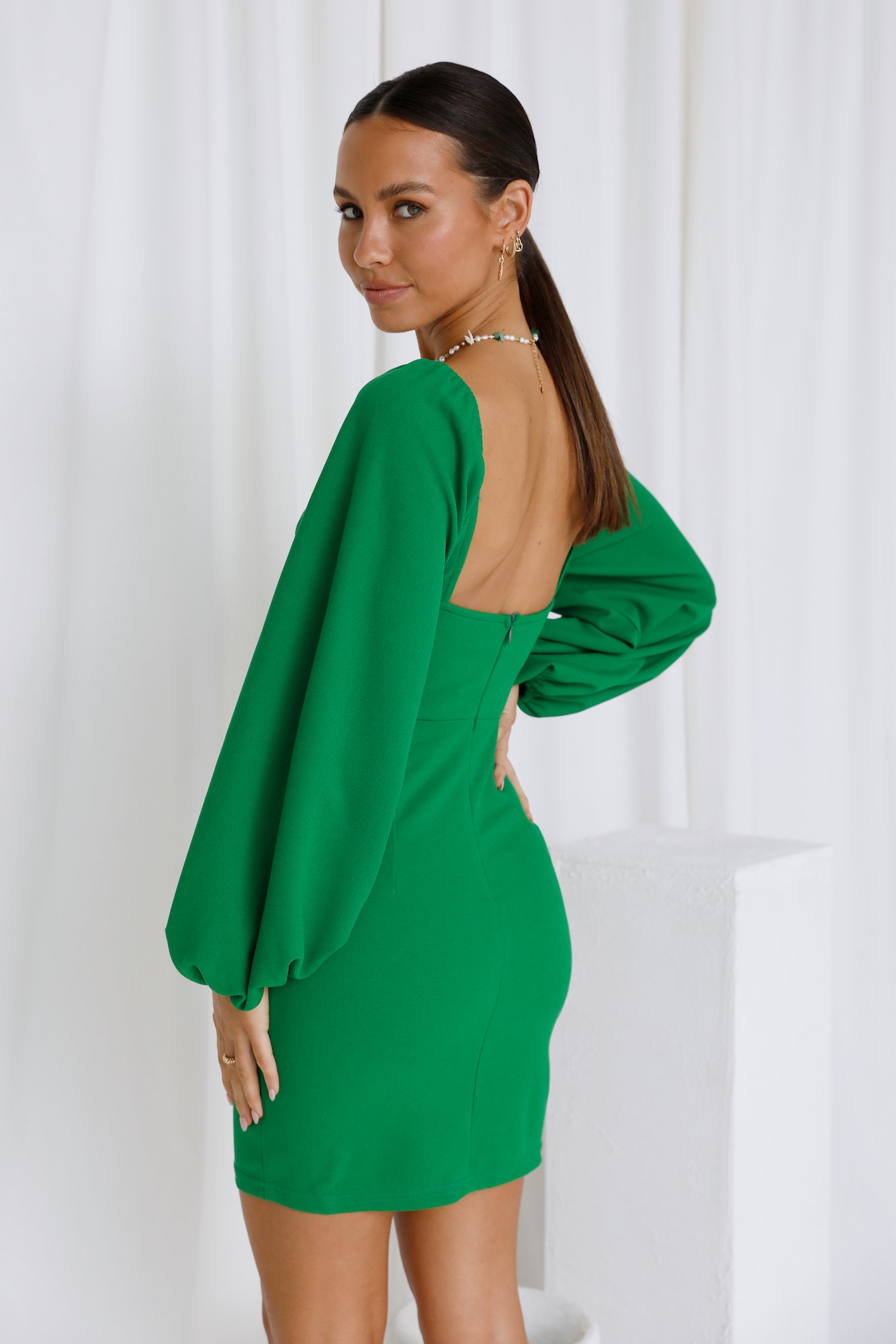 Long Days Dress Green