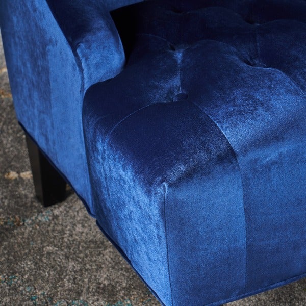 Toddman High-Back Velvet Club Chair by Christopher Knight Home