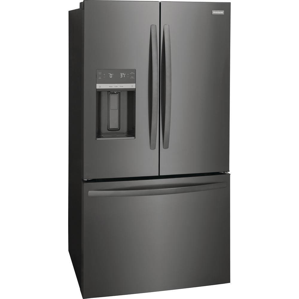 Frigidaire 27.8 Cu. Ft. French Door Refrigerator in Black Stainless Steel FRFS2823AD