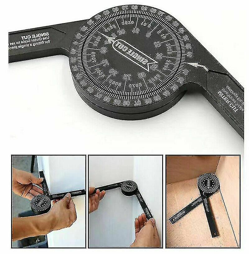 Miter Saw Protractor 7 Inch Aluminum Protractor Angle Finder