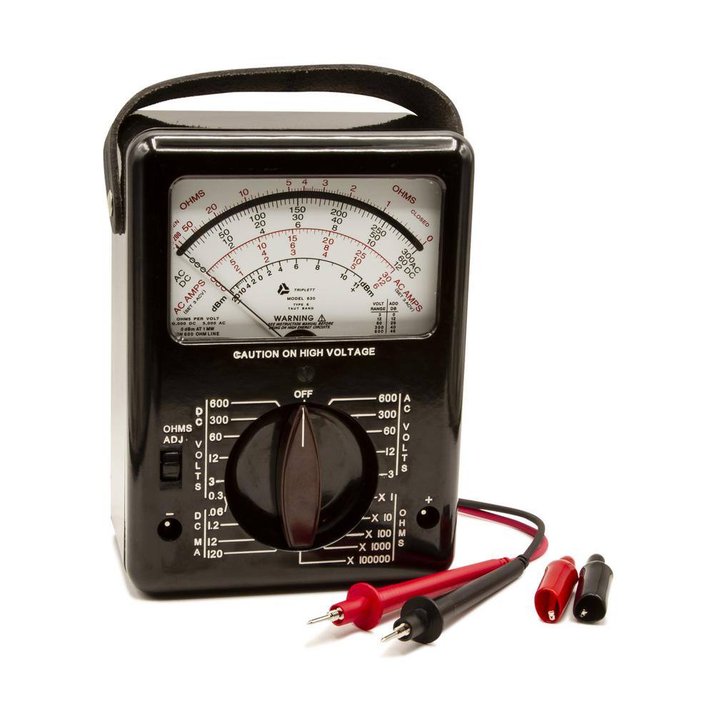 TRIPLETT Model 630 Analog Meter 3030