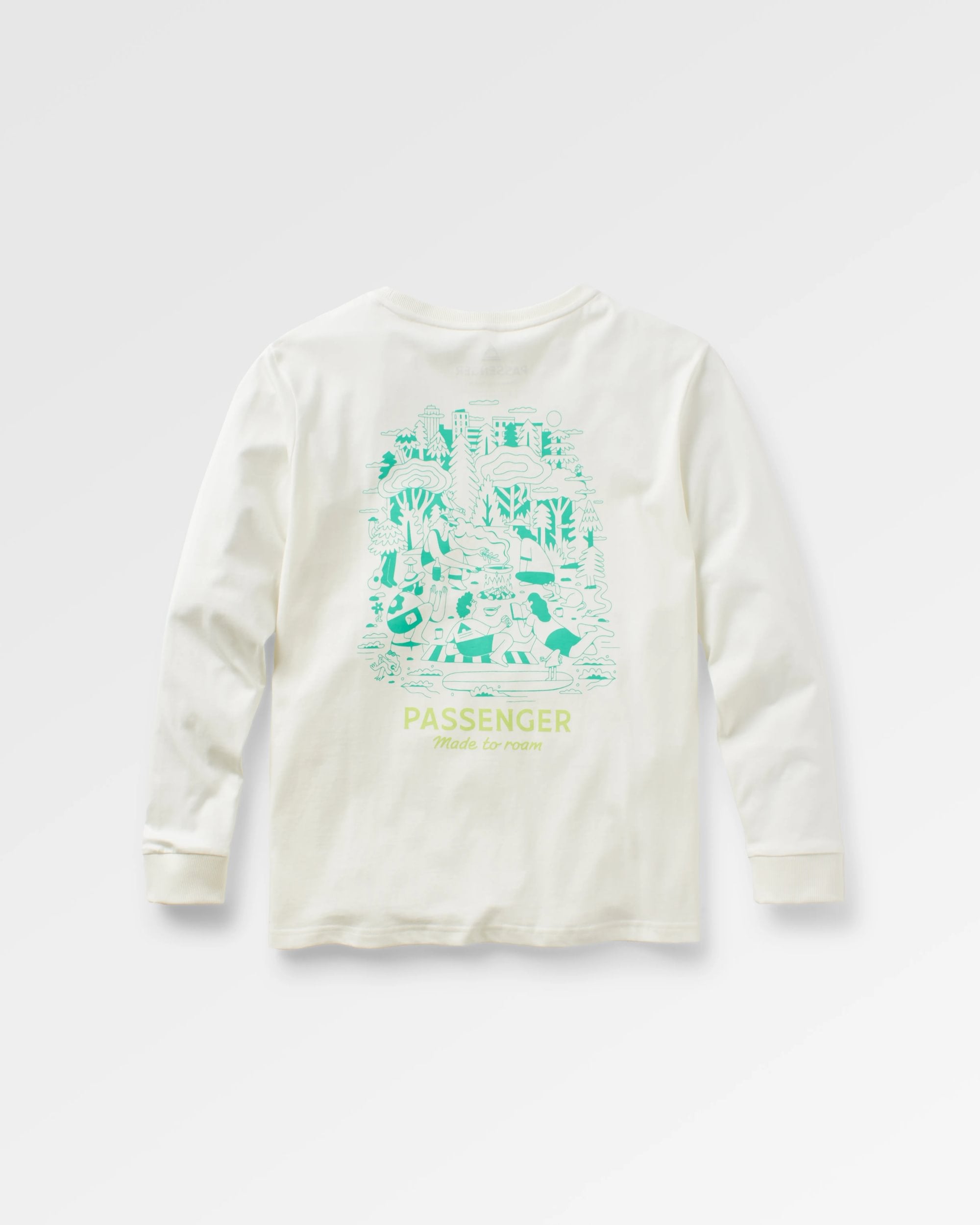 Better Outside Organic Cotton Oversized LS T-Shirt - Marshmallow