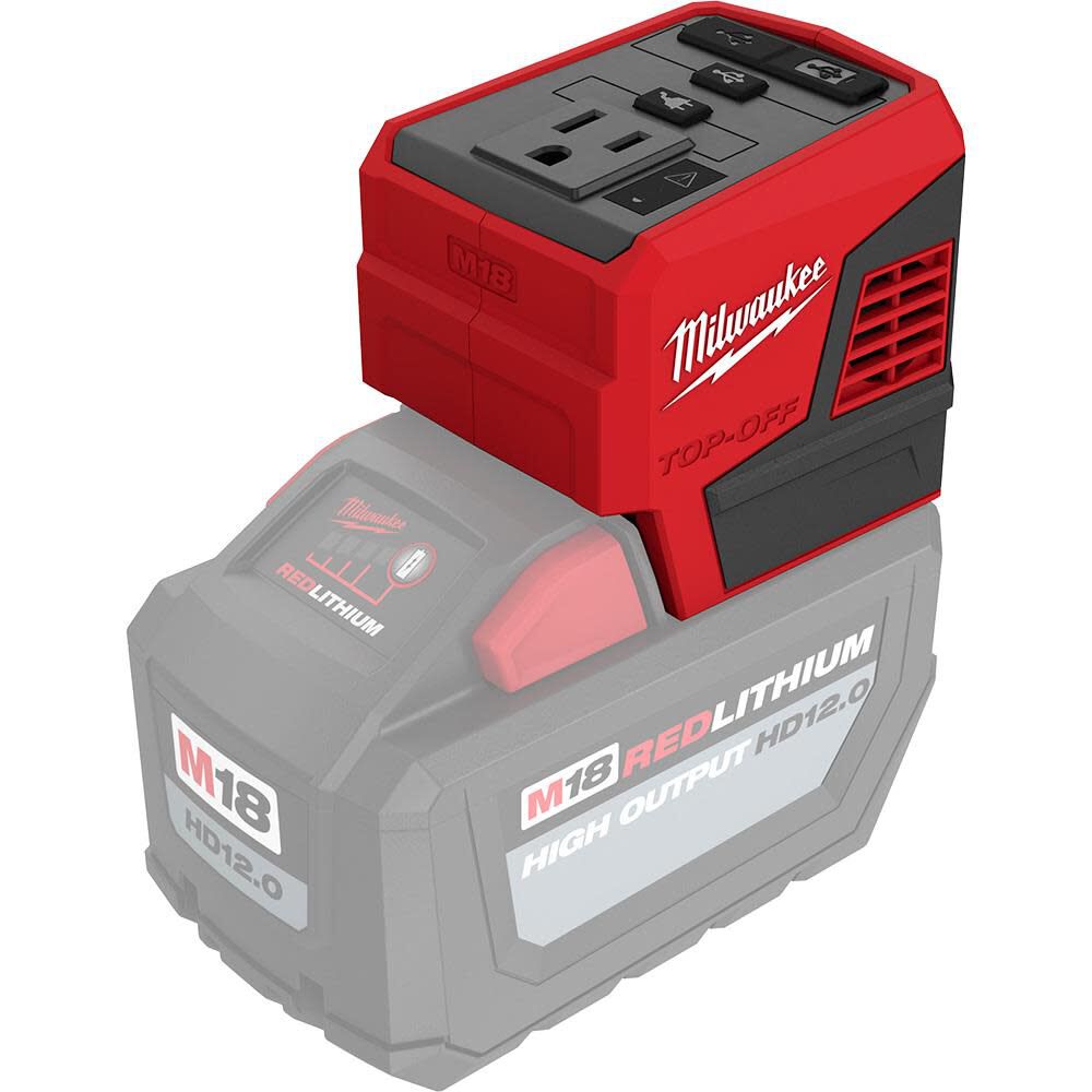 Milwaukee M18 TOP-OFF 175W Power Supply and M18 REDLITHIUM XC5.0 Battery Pack 2846-50 from Milwaukee