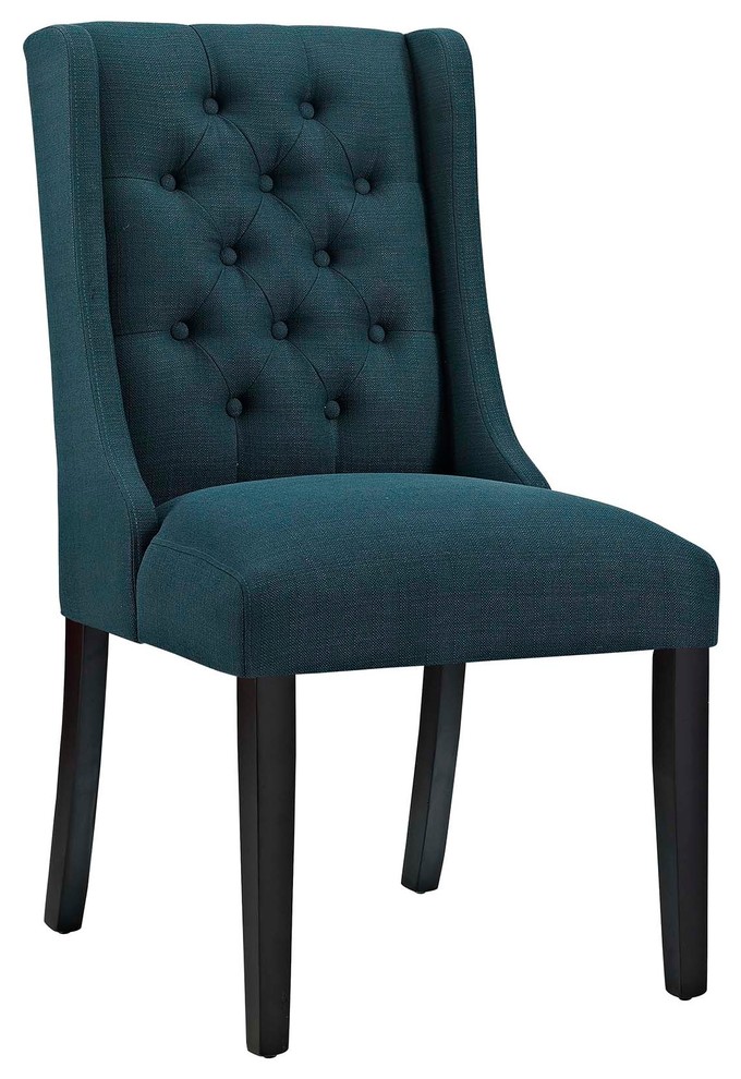 Baronet Dining Chair Fabric Set of 4  Azure   Transitional   Dining Chairs   by First of a Kind USA Inc  Houzz