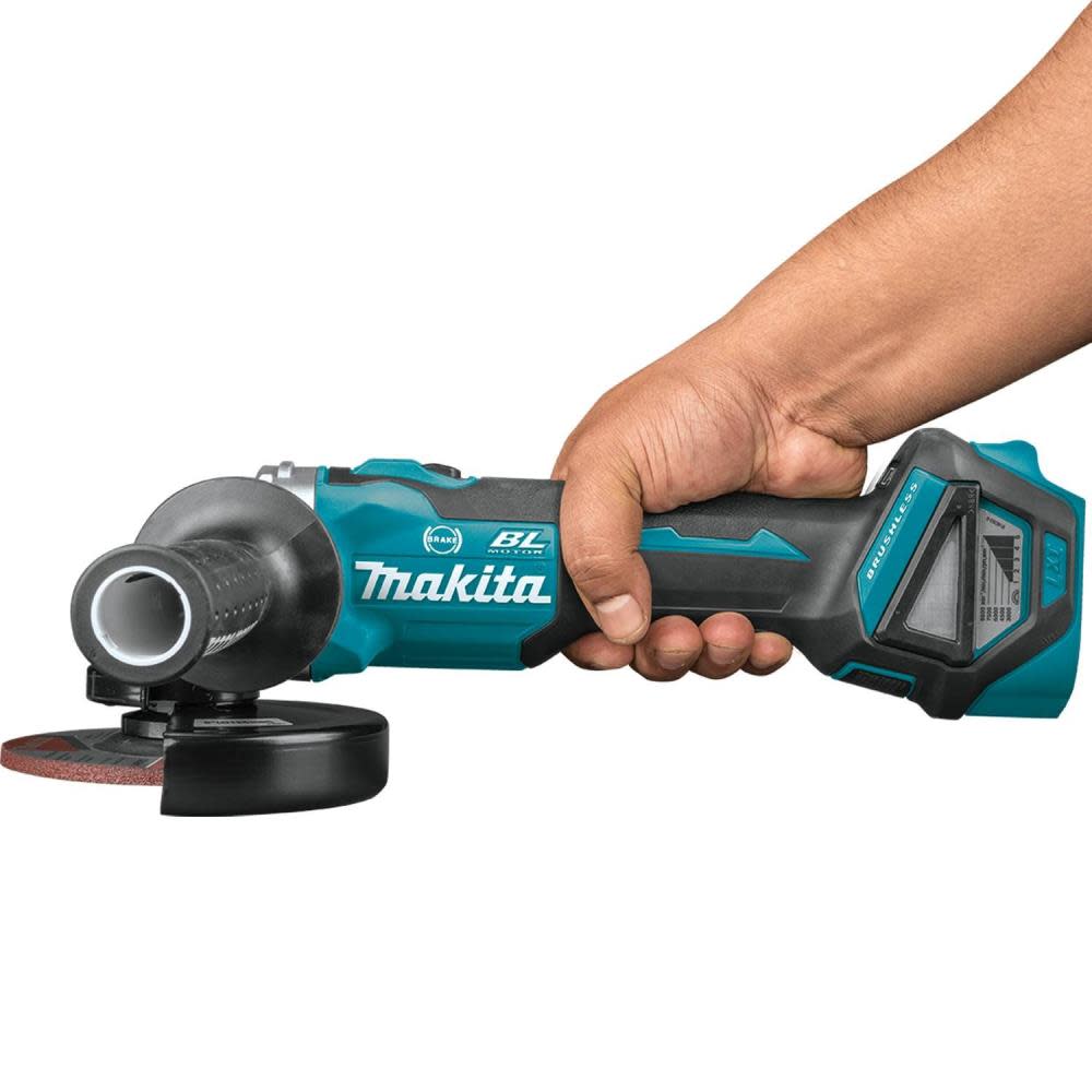 18V LXT? Lithium-Ion Brushless Cordless 4-1/2” / 5 Cut-Off/Angle Grinder， with Electric Brake and AWS?， Tool Only ;