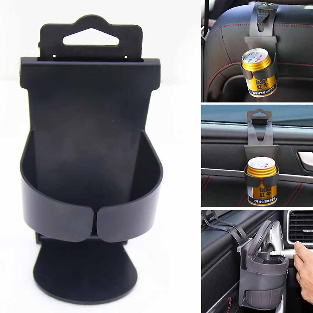 Auto Cup Holder Vehicle Can Bottle Storage Hanger Hook Car Drink Holder For Universal Car Seat Door Beverage Container Black