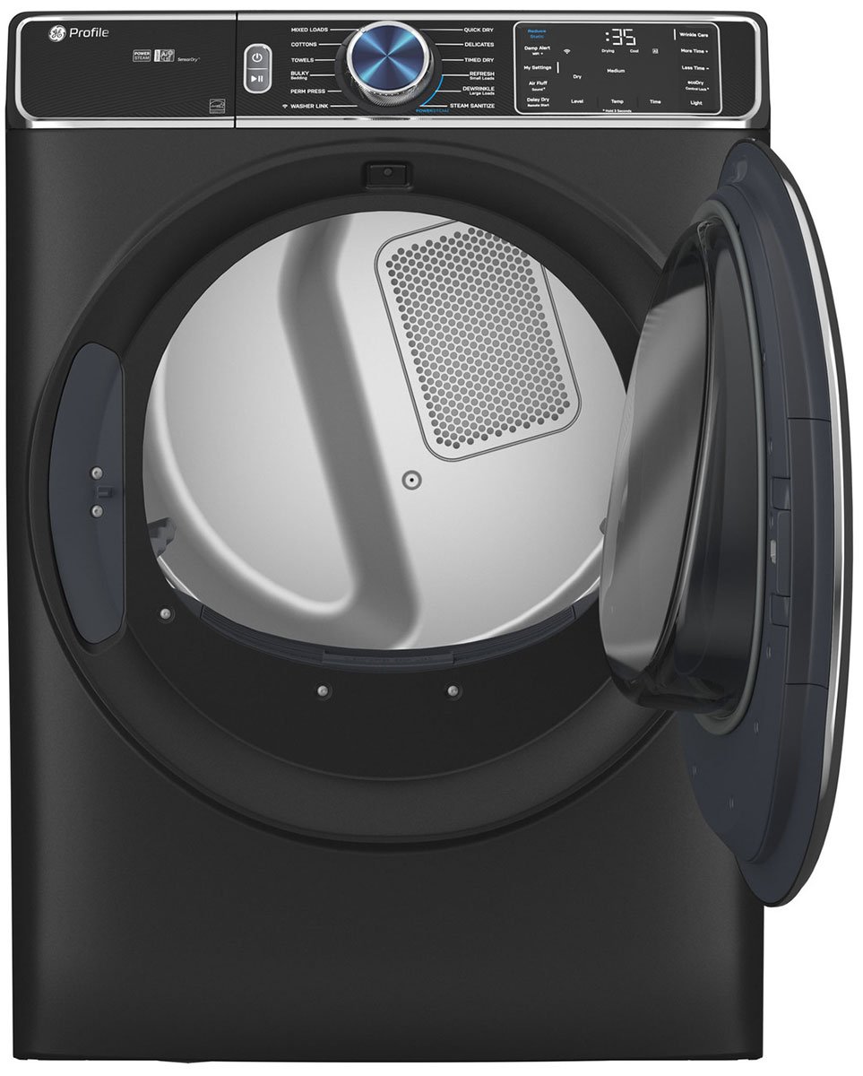 GE Profile ADA 7.8 Cu. Ft. Carbon Graphite Smart Front Load Electric Dryer With Steam And Sanitize Cycle